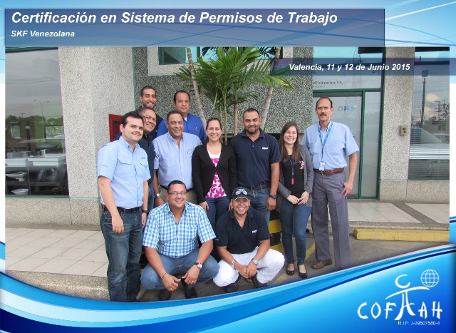 Certificación en Sistema de Permisos de Trabajo (SKF Venezolana) Valencia