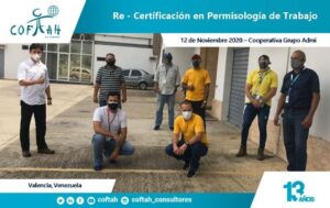 Re-Certificación en Permisologia de Trabajo (GRUPO ADMI 12-11-2020)