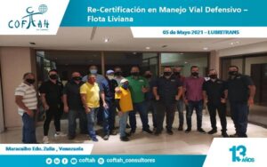 Re-Certificación en Manejo Vial Defensivo - Flota Liviana (LUBRITRANS)
