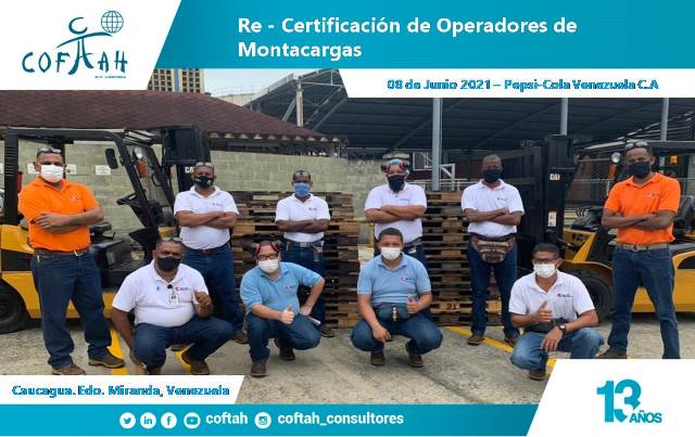 Re-Certificación de Operadores de Montacargas (PEPSICOLA) Caucagua
