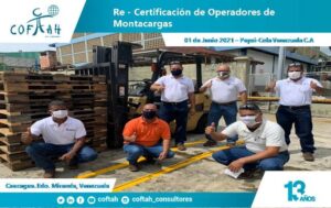 Re-Certificación de Operadores de Montacargas (PEPSICOLA)