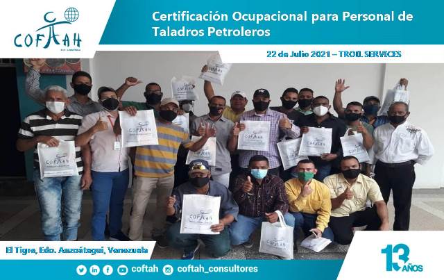 Certificación Ocupacional para Personal de Taladros Petroleros