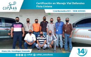 Certificación en Manejo Vial Defensivo - Flota Liviana