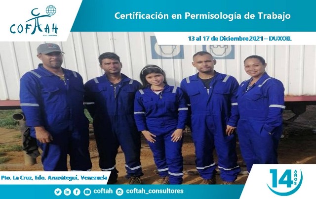 Certificación en Permisología de Trabajo en DUXOIL
