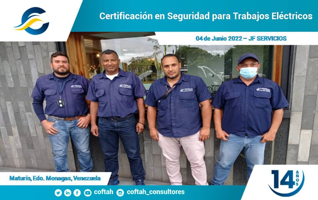 Certificación en Seguridad para Trabajos en Eléctricos
