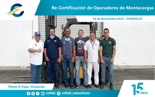 Certificación de Operadores de Montacargas