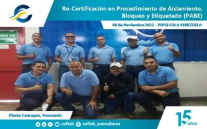 Re-Certificación en Procedimiento de Aislamiento, Bloqueo y Etiquetado (PABE)
