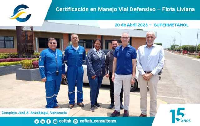 Certificación en Manejo Vial Defensivo - Flota Liviana