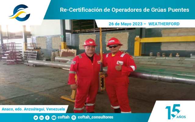 Certificación de Operadores de Grúas Puente