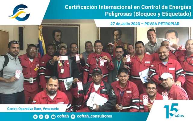 Certificación Internacional en Control de Energías Peligrosas (Bloqueo y Etiquetado) ANSI/ASSP Z244.1-20