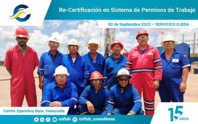 Re-Certificación en Sistema de Permisos de Trabajo con SERVICIOS OJEDA