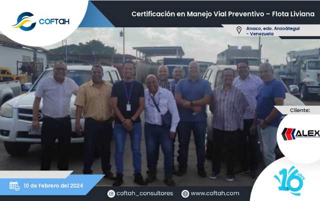 Certificación en Manejo Vial Preventivo - Flota Liviana